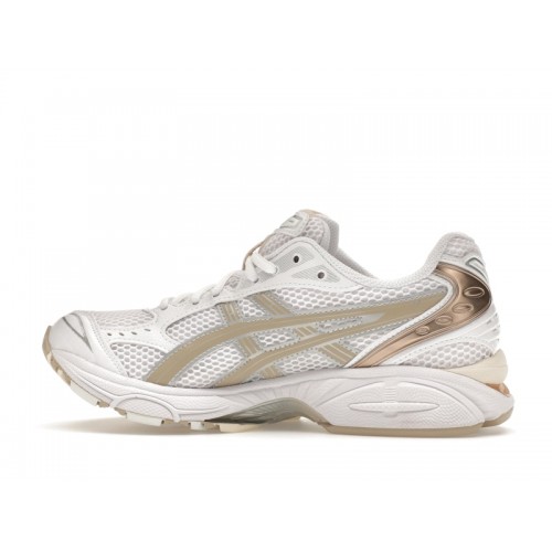 Кроссы ASICS Gel-Kayano 14 White Simply Taupe (W) - женская сетка размеров