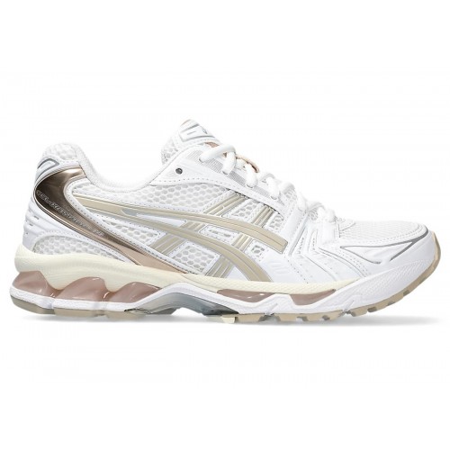 Кроссы ASICS Gel-Kayano 14 White Simply Taupe (W) - женская сетка размеров