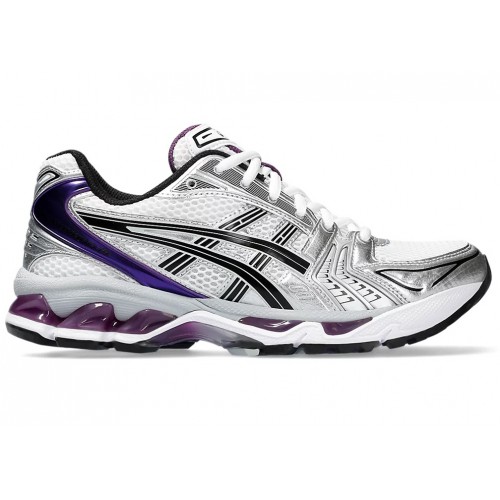 Кроссы ASICS Gel-Kayano 14 White Dark Grape (W) - женская сетка размеров