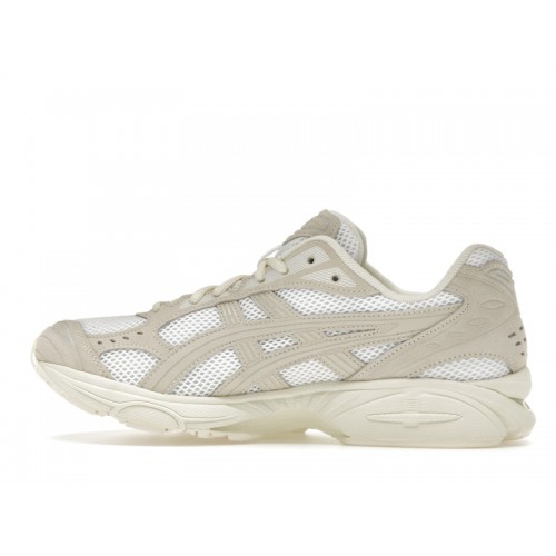 Кроссы ASICS Gel-Kayano 14 White Smoke Grey (W) - женская сетка размеров