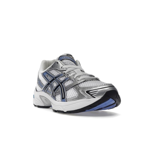 Кроссы ASICS Gel-1130 White Periwinkle Blue (W) - женская сетка размеров