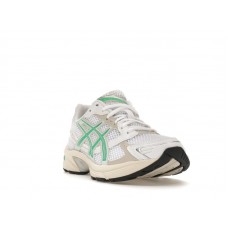 Женские кроссовки ASICS Gel-1130 White Malachite Green Off White Midsole (W)