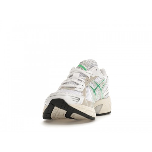Кроссы ASICS Gel-1130 White Malachite Green Off White Midsole (W) - женская сетка размеров