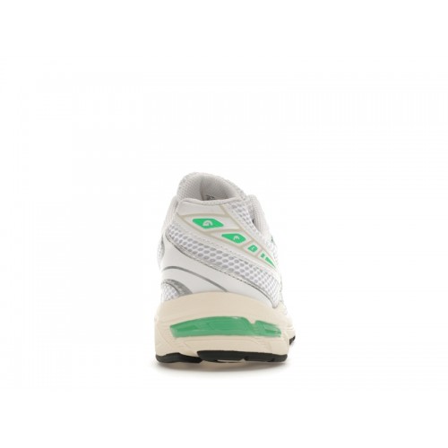 Кроссы ASICS Gel-1130 White Malachite Green Off White Midsole (W) - женская сетка размеров