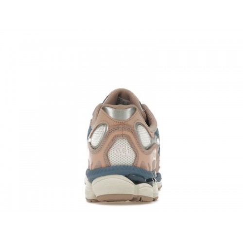 Кроссы ASICS Gel-NYC Cream Grey Floss Salmon (W) - женская сетка размеров