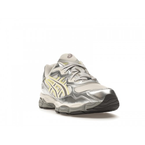 Кроссы ASICS Gel-NYC EMMI White Huddle Yellow (W) - женская сетка размеров