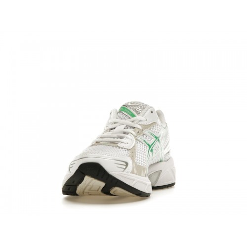 Кроссы ASICS Gel-1130 White Malachite Green (W) - женская сетка размеров