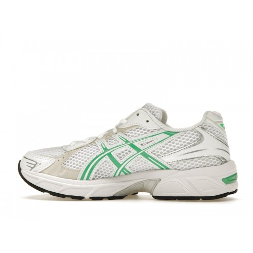 Кроссы ASICS Gel-1130 White Malachite Green (W) - женская сетка размеров