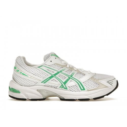 Кроссы ASICS Gel-1130 White Malachite Green (W) - женская сетка размеров