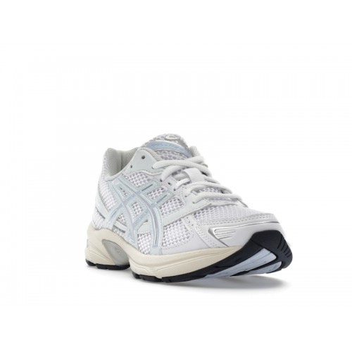 Кроссы ASICS Gel-1130 White Soft Sky (W) - женская сетка размеров