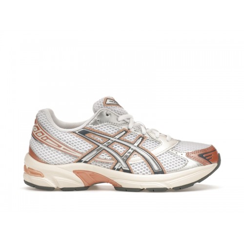 Кроссы ASICS Gel-1130 White Pure Silver Bronze (W) - женская сетка размеров