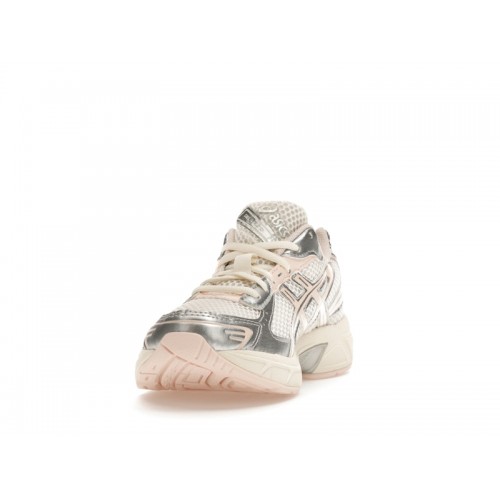 Кроссы ASICS Gel-1130 Silver Pack Pink (W) - женская сетка размеров