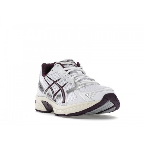Кроссы ASICS Gel-1130 White Deep Plum (W) - женская сетка размеров
