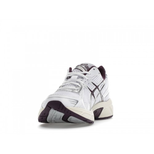 Кроссы ASICS Gel-1130 White Deep Plum (W) - женская сетка размеров