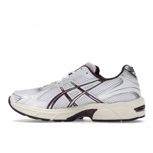 Кроссы ASICS Gel-1130 White Deep Plum (W) - женская сетка размеров