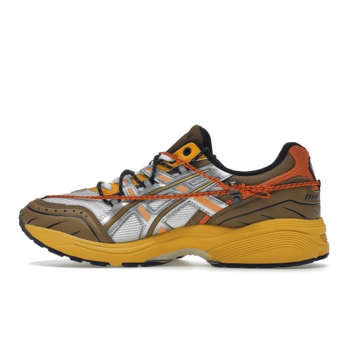 Кроссы ASICS Gel-1090 Andersson Bell White Orange - мужская сетка размеров