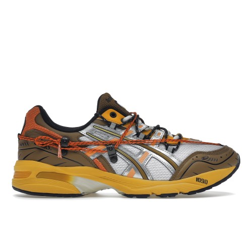 Кроссы ASICS Gel-1090 Andersson Bell White Orange - мужская сетка размеров