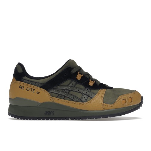 Кроссы ASICS Gel-Lyte III Olive Canvas Tan Presidio - мужская сетка размеров