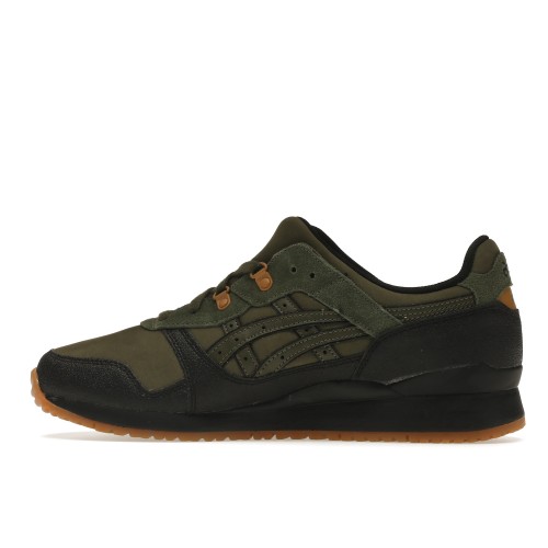 Кроссы ASICS Gel-Lyte III Olive Canvas Black - мужская сетка размеров