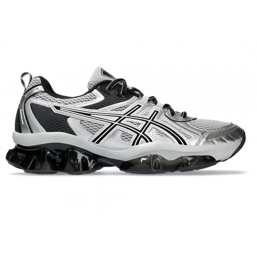 Кроссы ASICS Gel-Quantum Kinetic Mid Grey Pure Silver - мужская сетка размеров