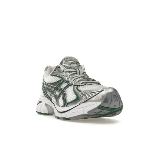 Кроссы ASICS GT-2160 White Shamrock Green - мужская сетка размеров