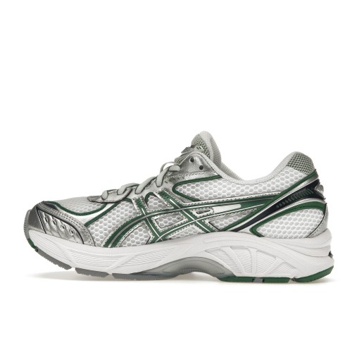 Кроссы ASICS GT-2160 White Shamrock Green - мужская сетка размеров