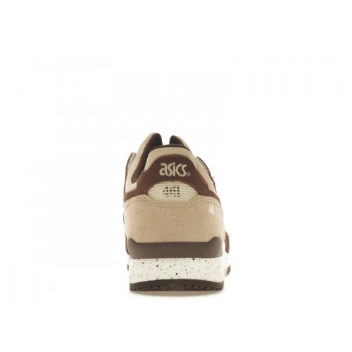 Кроссы ASICS Gel-Lyte III OG Cream Dark Brown - мужская сетка размеров