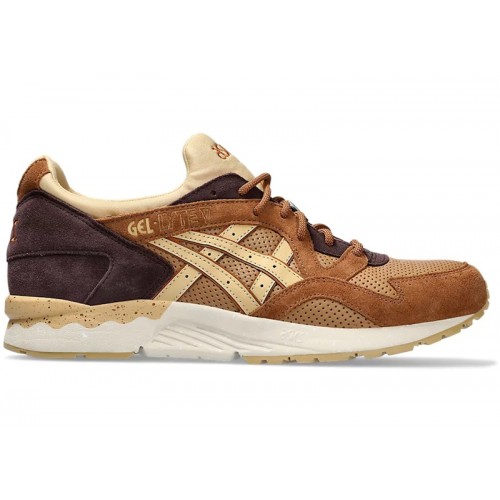 Кроссы ASICS Gel-Lyte V Godai Pack Camel Brown - мужская сетка размеров