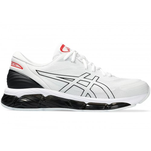 Кроссы ASICS Gel-Quantum 360 VIII White Black Red - мужская сетка размеров