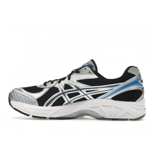 Кроссы ASICS GT-2160 Black Pure Silver Bright Blue - мужская сетка размеров