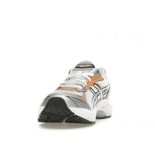 Кроссы ASICS GT-2160 White Orange Lily - мужская сетка размеров