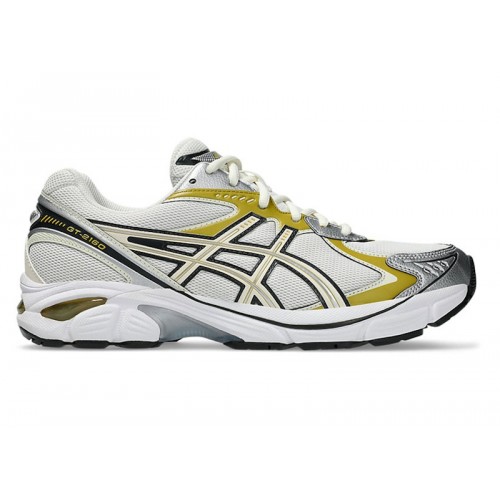 Кроссы ASICS GT-2160 Cream Dark Mustard - мужская сетка размеров