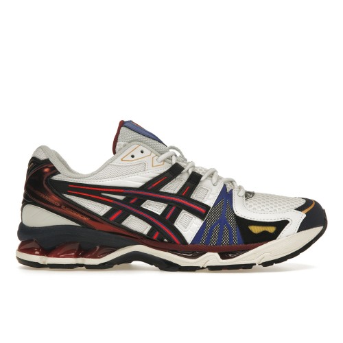 Кроссы ASICS Gel-Kayano Legacy White Black Red Blue - мужская сетка размеров