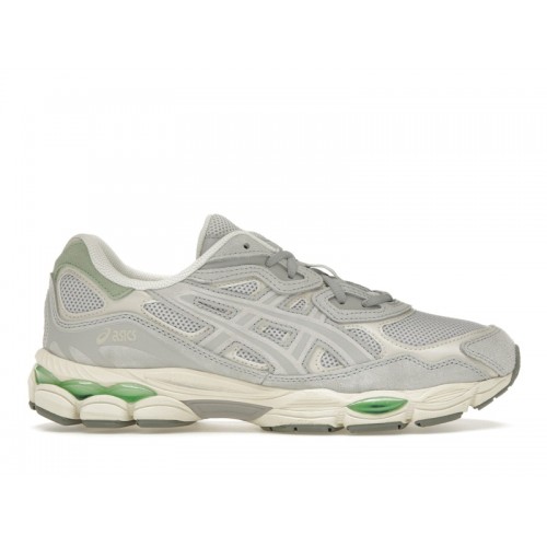 Кроссы ASICS Gel-NYC Cloud Grey Green - мужская сетка размеров