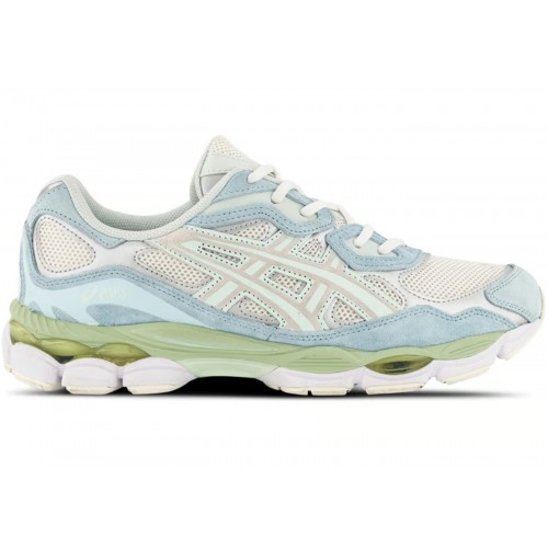 Кроссы ASICS Gel-NYC Cream Aquamarine - мужская сетка размеров