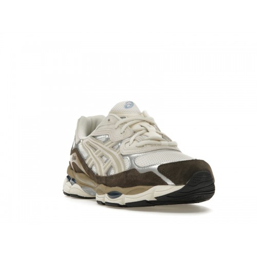 Кроссы ASICS Gel-NYC Cream - мужская сетка размеров