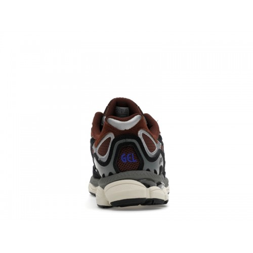 Кроссы ASICS Gel-NYC Reddish Brown Steeple Grey - мужская сетка размеров