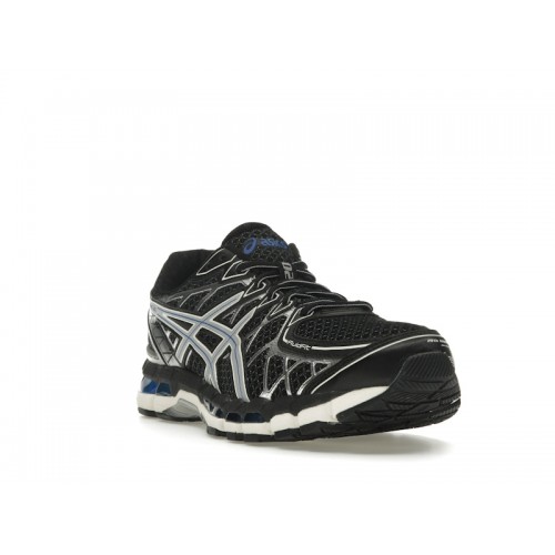 ASICS Gel-Kayano 20 Black Pure Silver - мужская сетка размеров