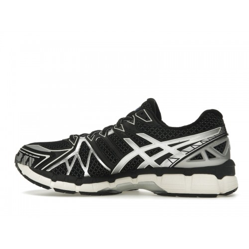 ASICS Gel-Kayano 20 Black Pure Silver - мужская сетка размеров