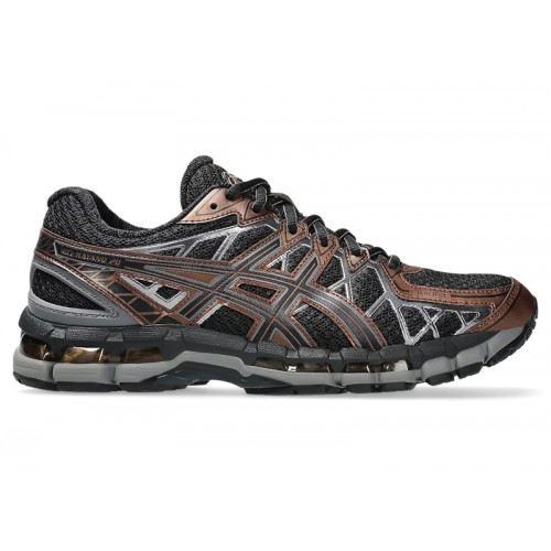 ASICS Gel-Kayano 20 Black Reddish Brown - мужская сетка размеров