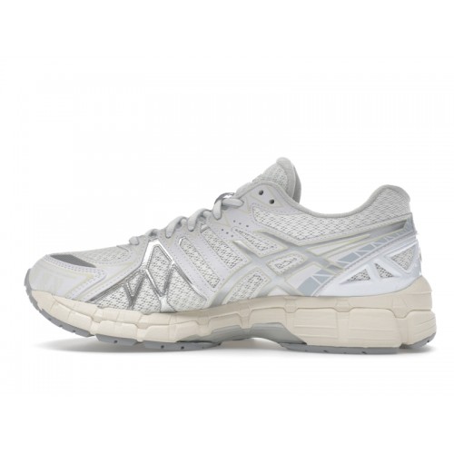 ASICS Gel-Kayano 20 White Pure Silver - мужская сетка размеров