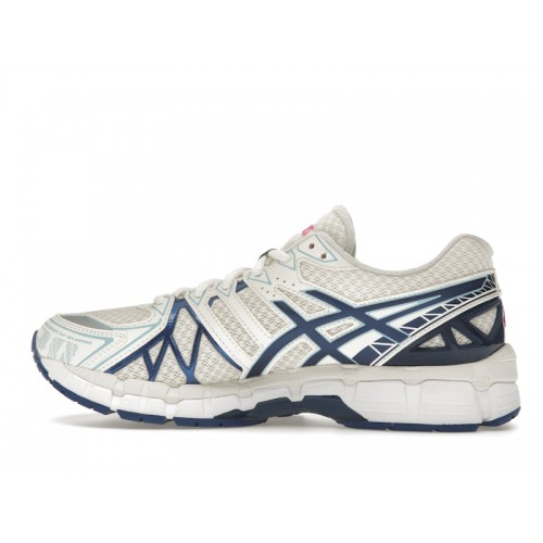 Кроссы ASICS Gel-Kayano 20 Cream Blue Red - мужская сетка размеров
