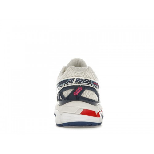 Кроссы ASICS Gel-Kayano 20 Cream Blue Red - мужская сетка размеров