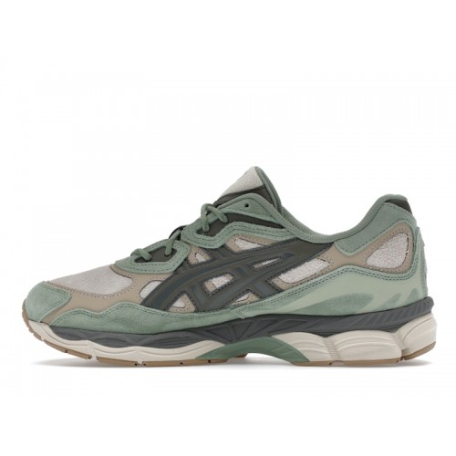 Кроссы ASICS Gel-NYC Feather Grey Truffle - мужская сетка размеров