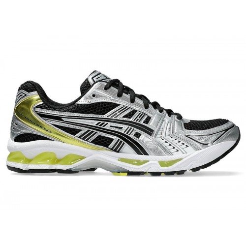 Кроссы ASICS Gel-Kayano 14 Black Lemon Spark - мужская сетка размеров