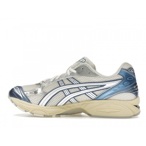 Кроссы ASICS Gel-Kayano 14 Cream Metallic Blue - мужская сетка размеров