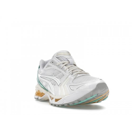 ASICS Gel-Kayano 14 White Mint Gold - мужская сетка размеров