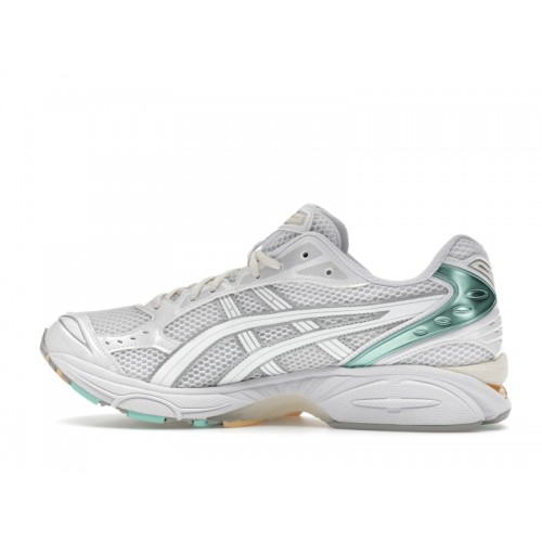 ASICS Gel-Kayano 14 White Mint Gold - мужская сетка размеров