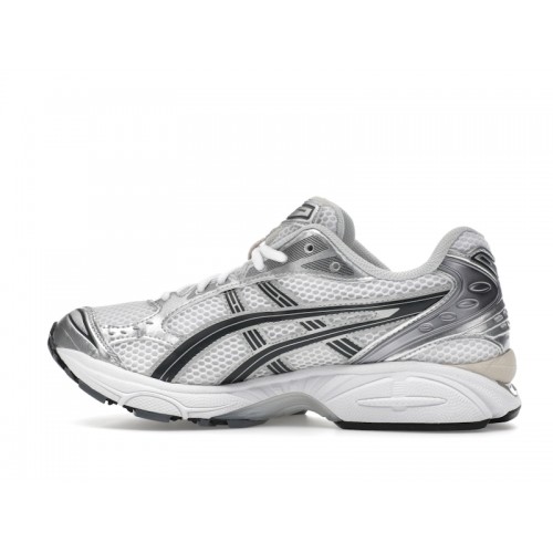 Кроссы ASICS Gel-Kayano 14 White Graphite Grey - мужская сетка размеров
