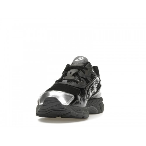 Кроссы ASICS Gel-NYC Kicki Yang Zhang Black Pure Silver - мужская сетка размеров
